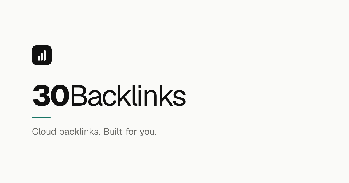 30Backlinks